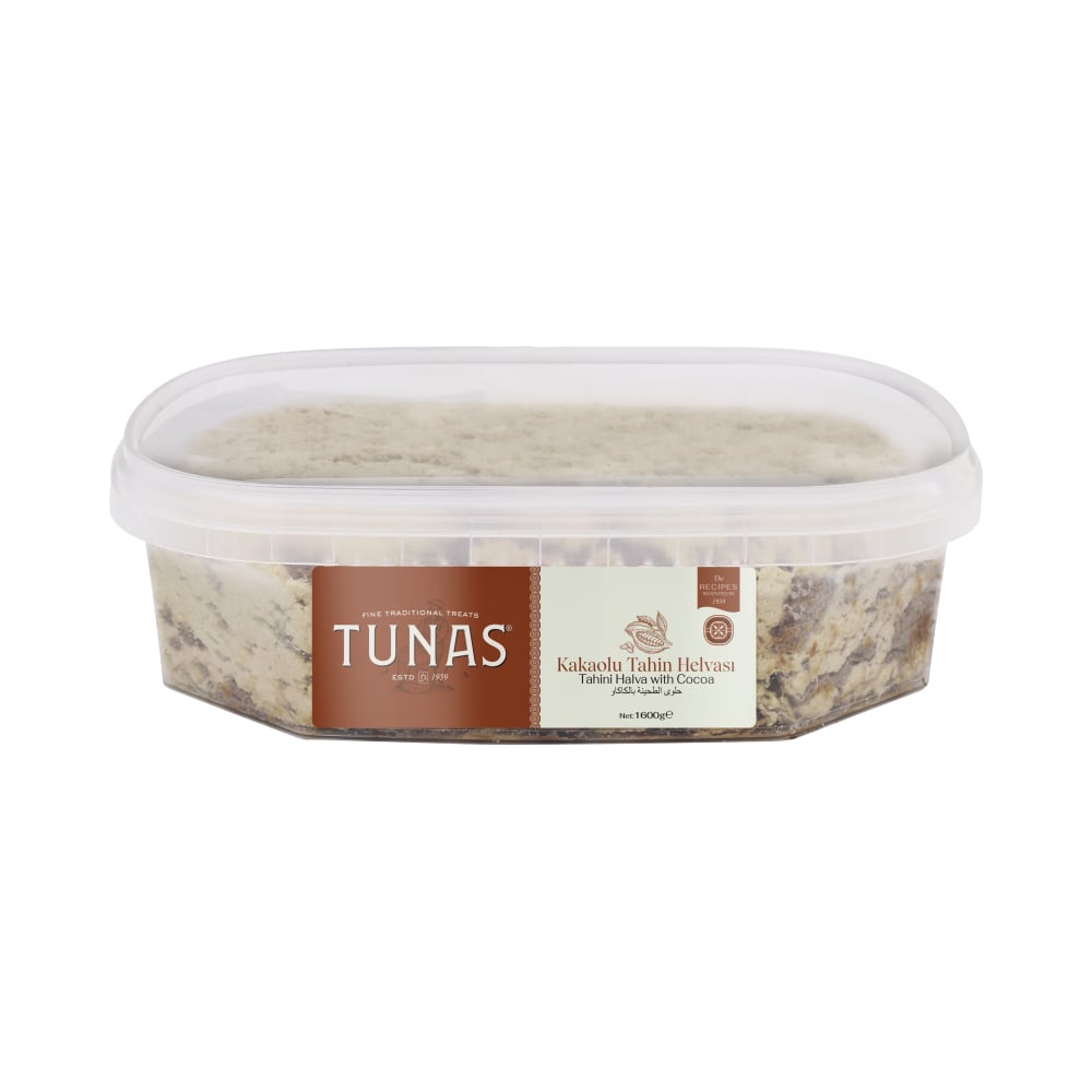 TUNAS 1600 GR PLS. KAKAOLU TAHİN HELVASI*6 - TUNAS - EDT3807 - EDT İstanbul