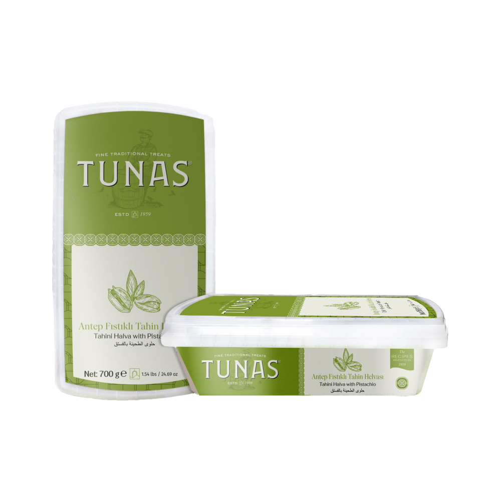 TUNAS FISTIKLI TAHİN HELVASI 700 GR PLS.*12 - TUNAS - EDT4144 - EDT İstanbul