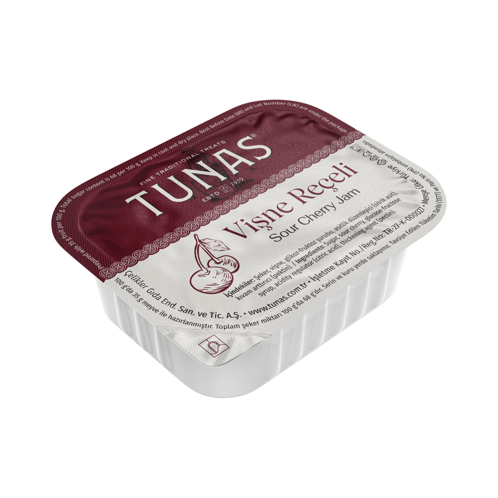TUNAS PİKNİK REÇEL VİŞNE 20 GR*125 - TUNAS - EDT3904 - EDT İstanbul