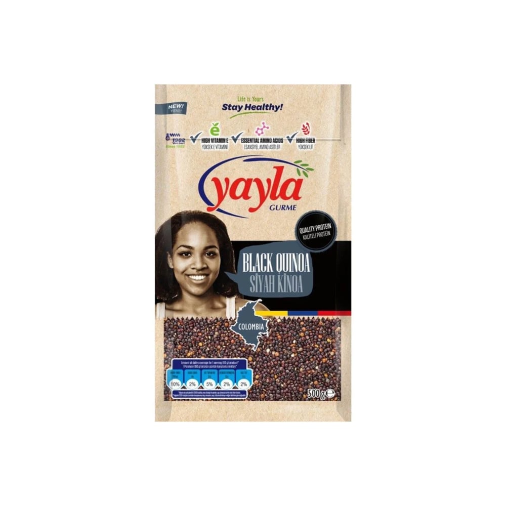YAYLA SİYAH KİNOA 500 GR*8 - YAYLA - EDT0111 - EDT İstanbul