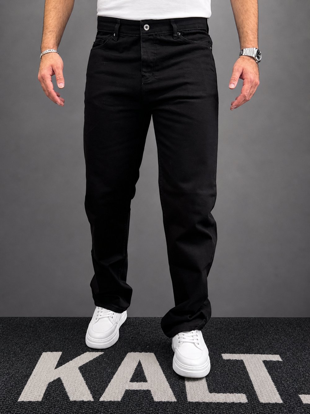 Siyah Baggy Jean