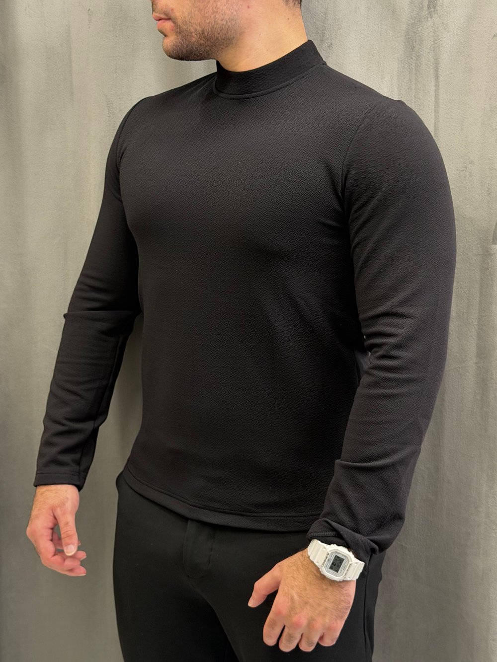 Yarım Balıkçı Yaka Sweatshirt
