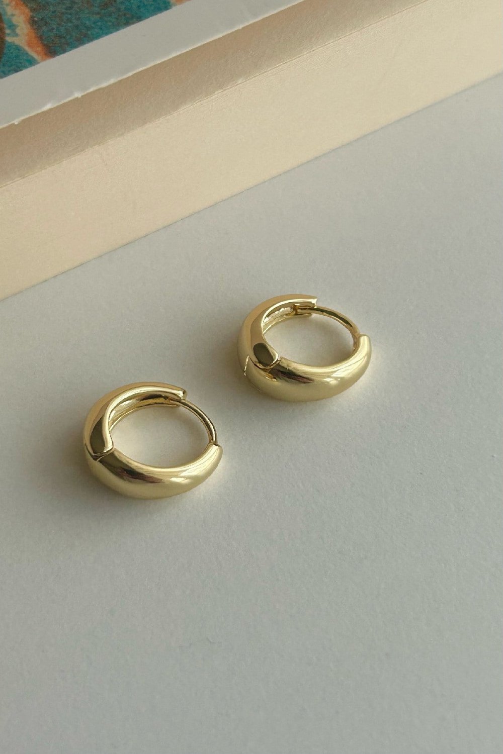 Özel Seri Basic Damla Model Gold Kadın Küpe (1. Sınıf Kalite/Kararmaz/Paslanmaz)