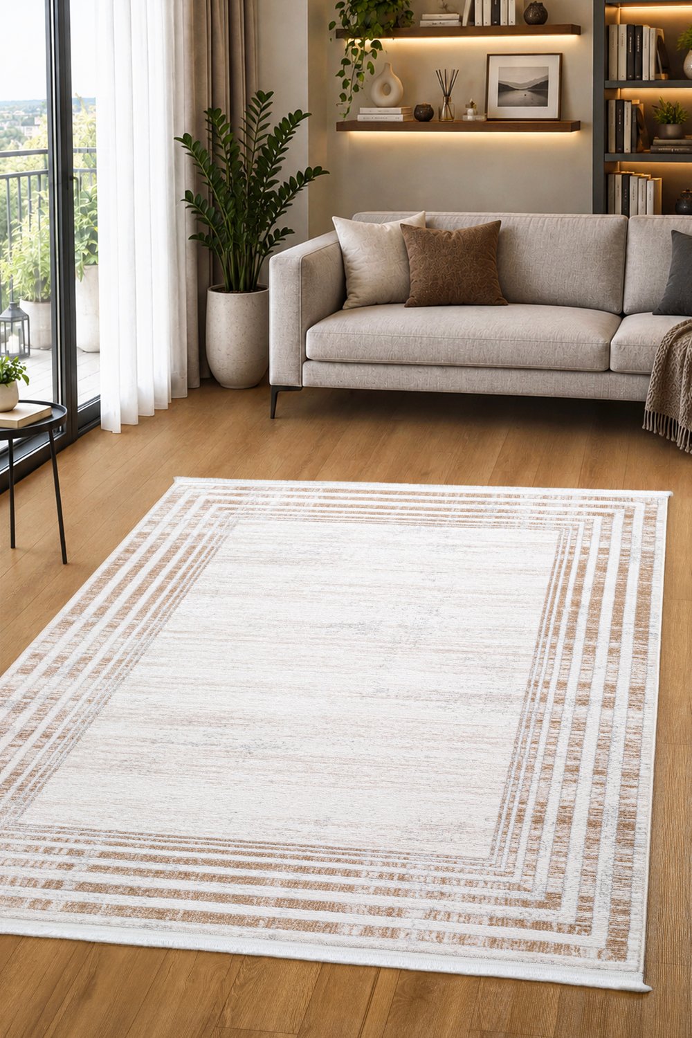 Etina %100 Akrilik Premium Ultra Yumuşak Dokulu Modern Salon ,Antre ve Oturma Odası Halısı 7605A