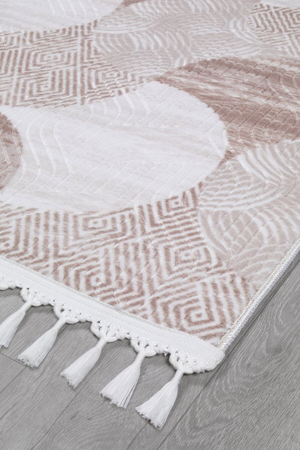 Olivia Vl Iskandinav Halı Premium Kalite Oturma Odası, Mutfak, Antre, Koridor Halısı 7067 Krem