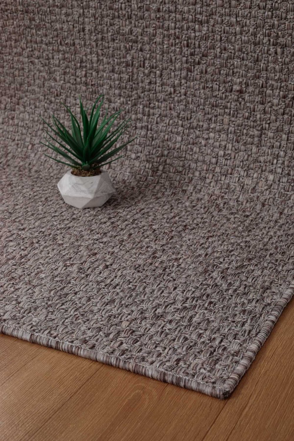 Premium Kalite Kaymaz Tabanlı Natura Doğal Yıkanabilir Yolluk Oturma Odası Balkon Koyu Bej-102