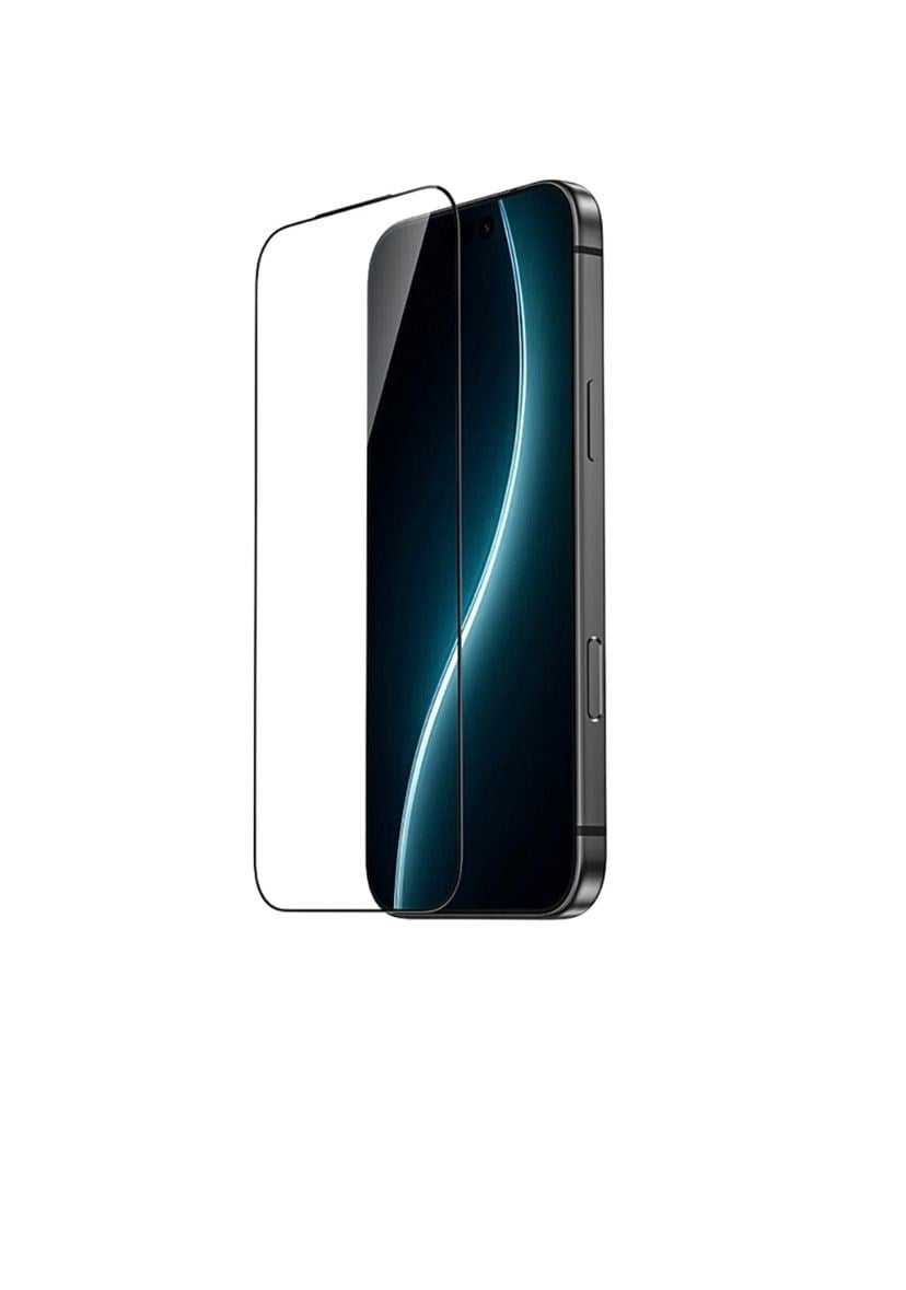 Benks iPhone 16 Pro Uyumlu Glass Warrior 2.0 AR Coating EZFita Safir Ekran Koruyucu Uygulama Aparatı Şeffaf