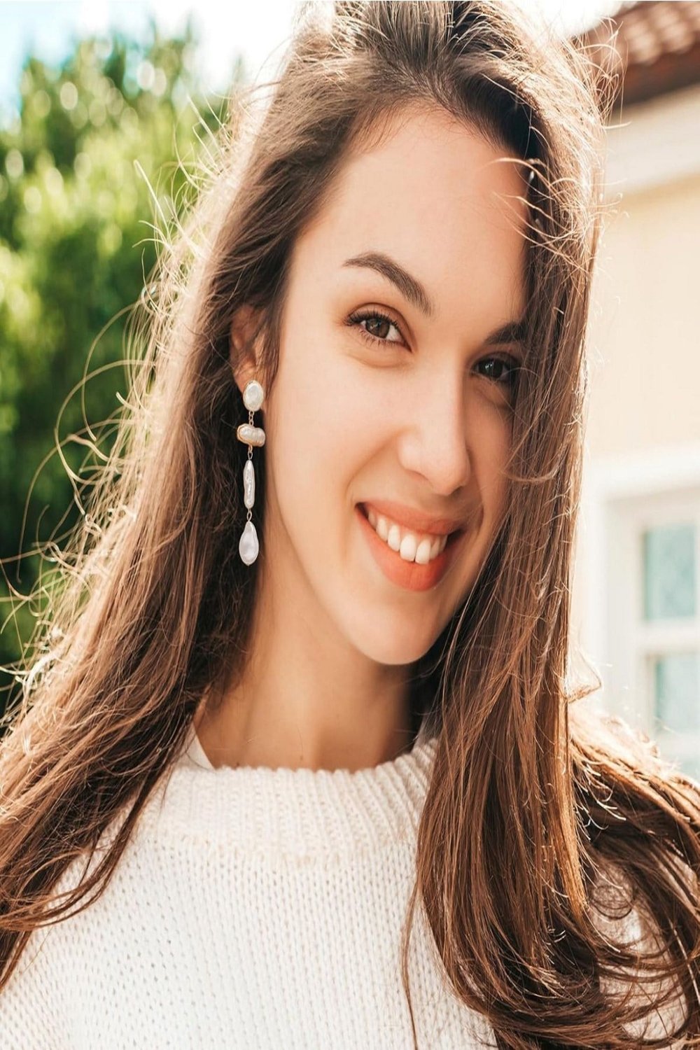 Kadın Küpe İthal Özel Seri Barok Daire Çubuk Damla Model Sallantı Kararmaz Küpe