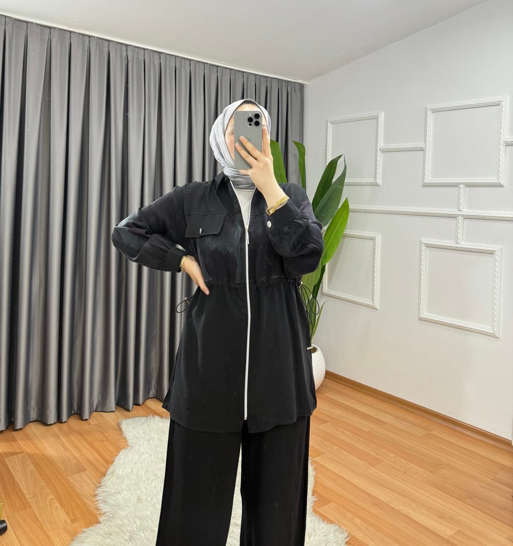 Damgalı Takım Siyah 3333 