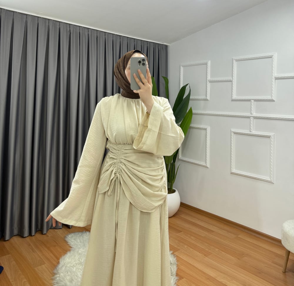 Arya Elbise Bej 5555 