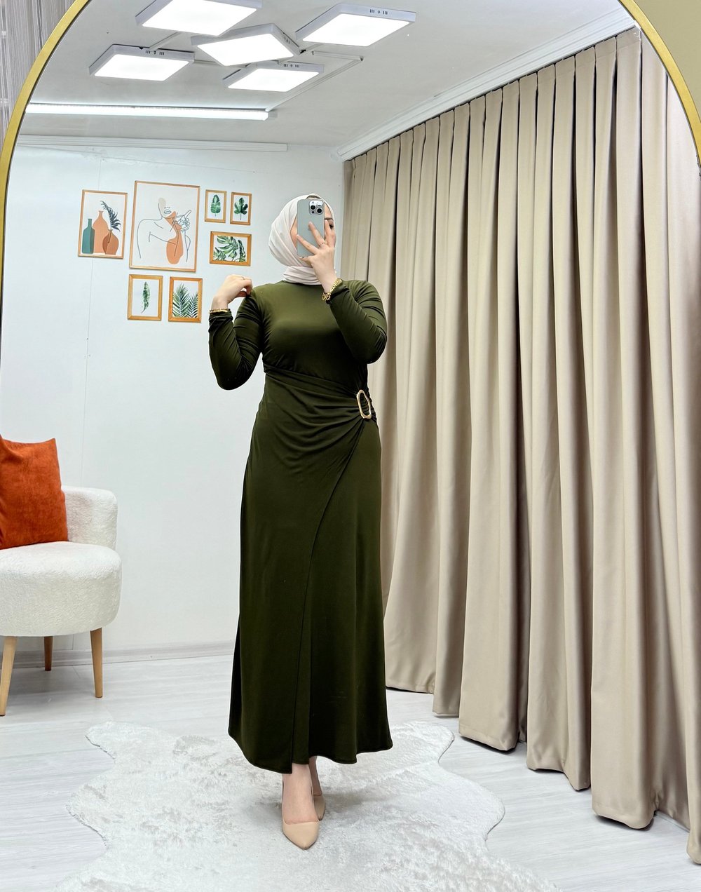 Sendy Elbise Yeşil 0022 