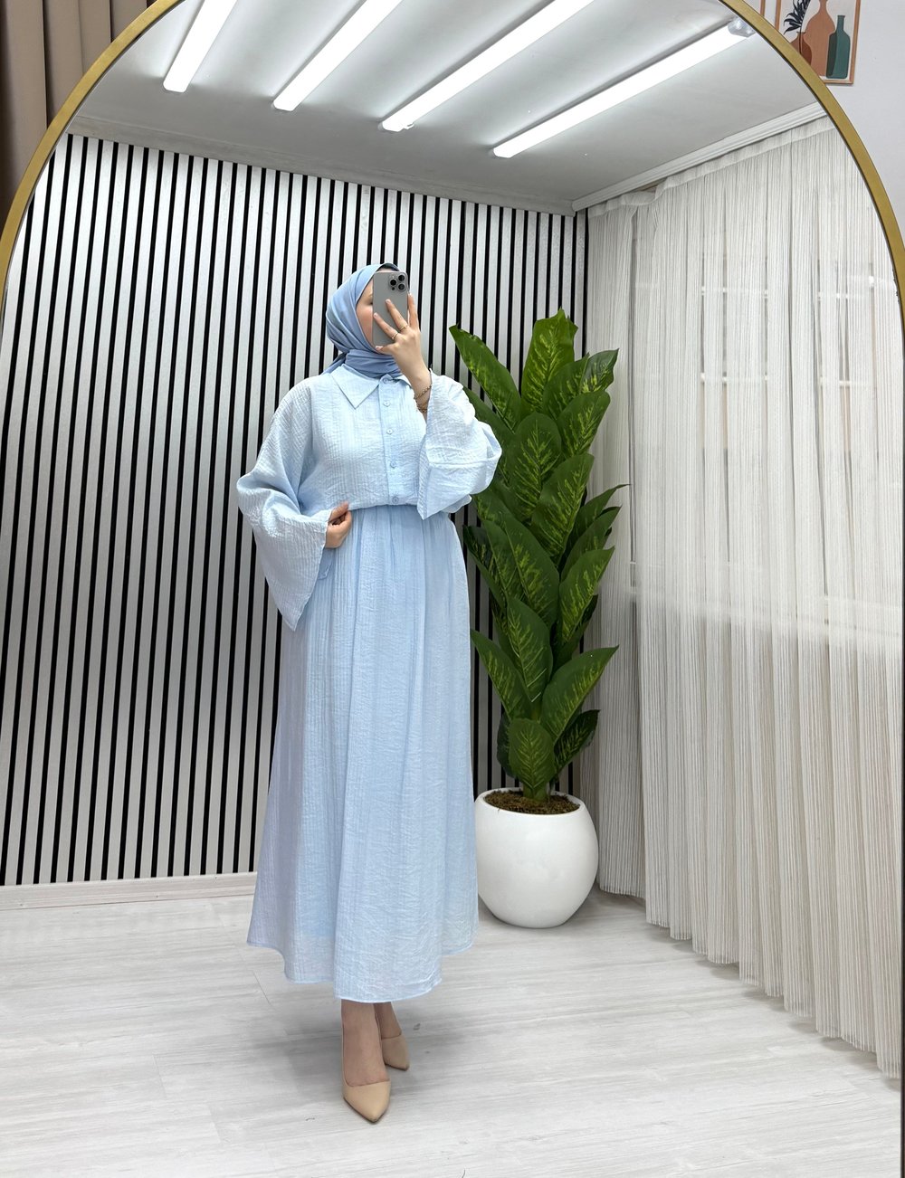 NORA ETEKLİ TAKIM MAVİ 0035 