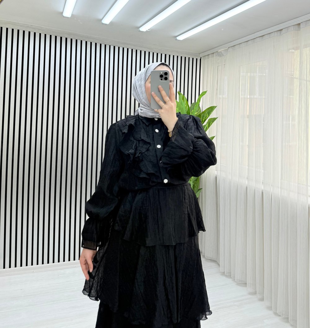 Elçin Takım Siyah 43 