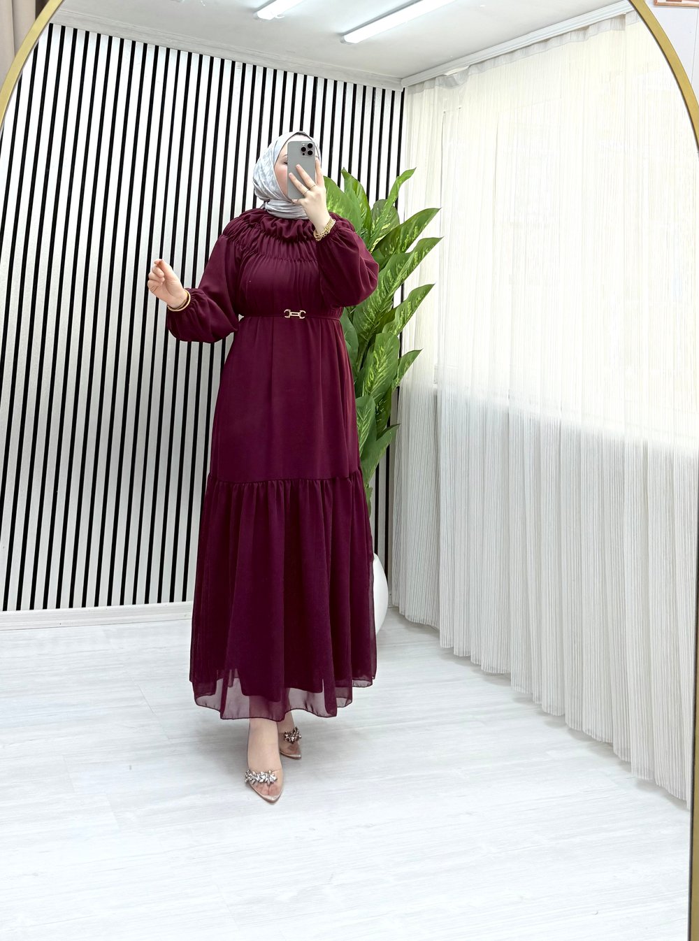 Çelebi Elbise Bordo