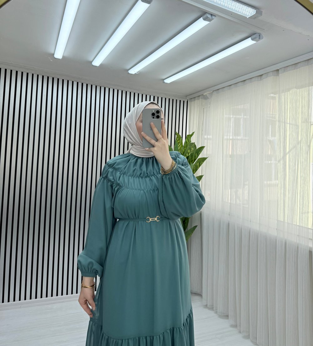 Çelebi Elbise Mint Yeşili