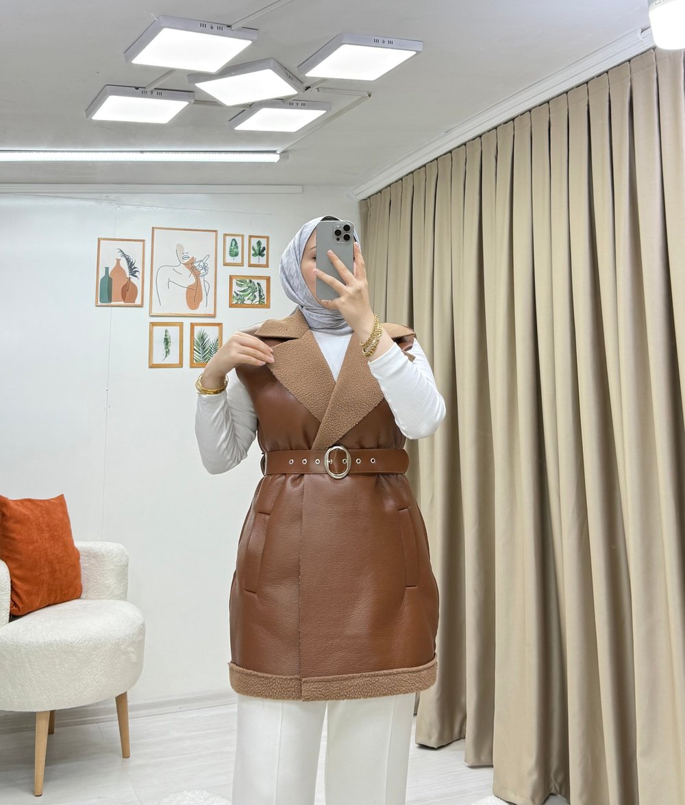 Bislife Yelek Taba  58 