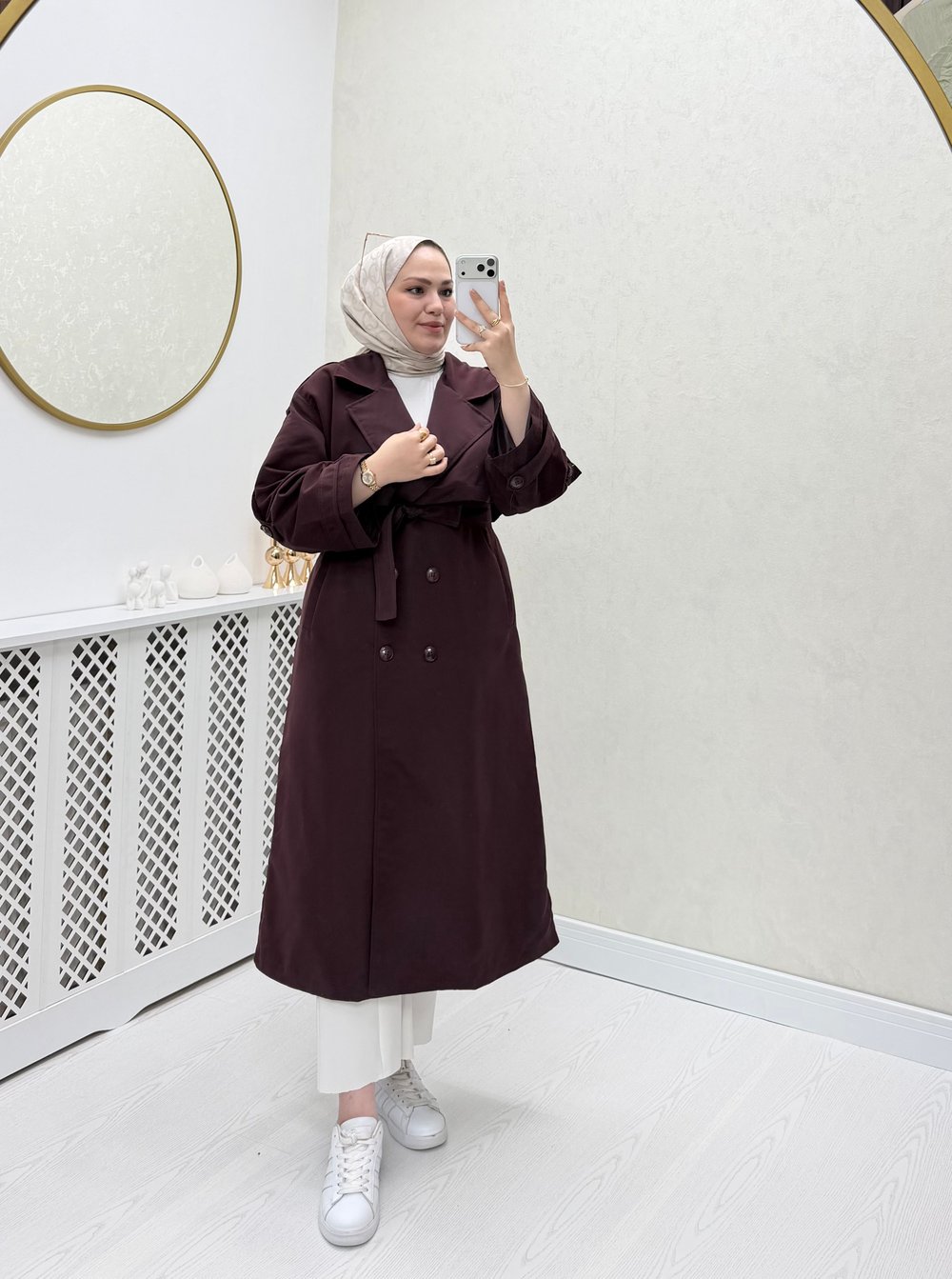 Miama Trençkot Mürdüm