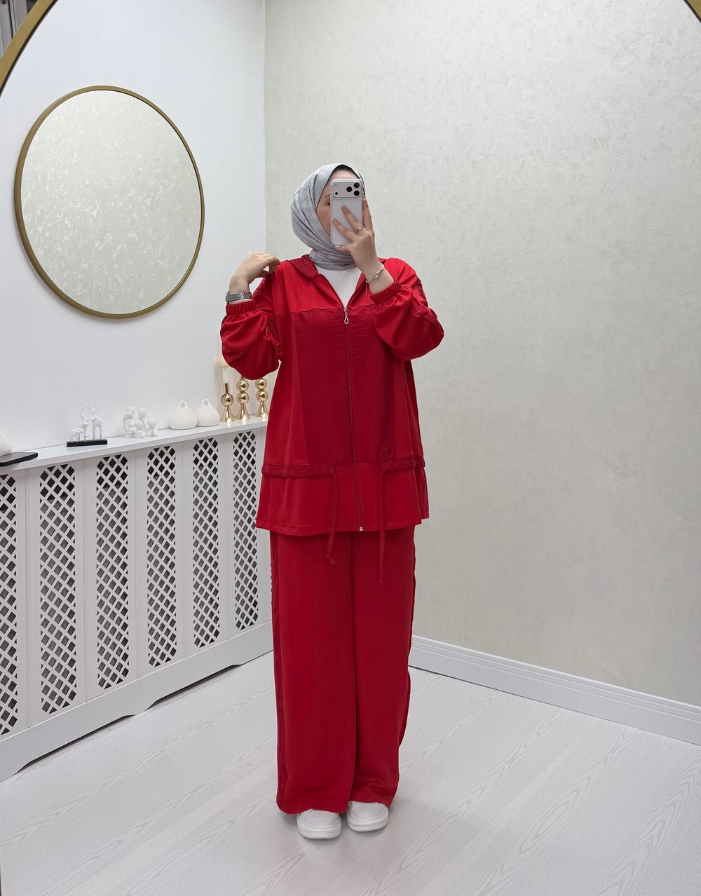 Rose Takım Kırmızı Kırmızı