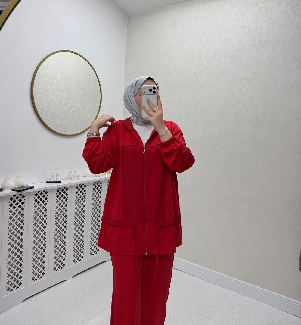 Rose Takım Kırmızı Kırmızı