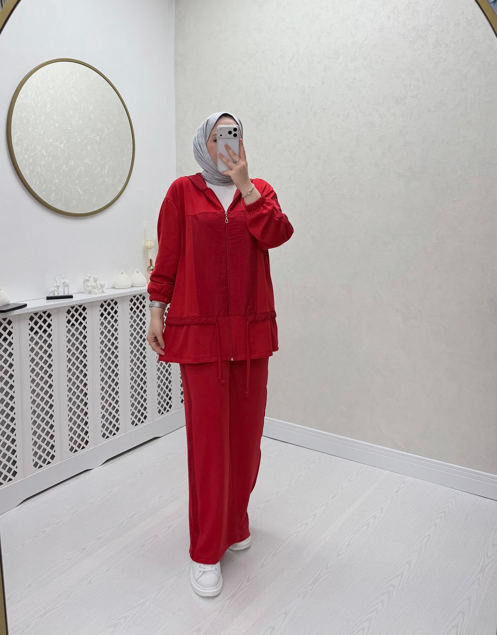 Rose Takım Kırmızı Kırmızı