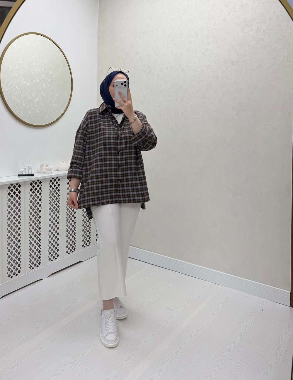 Şima Gömlek Kahve