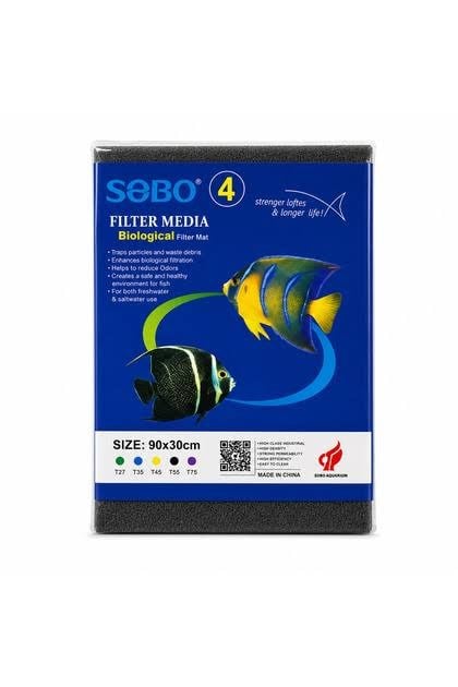 	Sobo Filtre Süngeri 90x30x2 Siyah