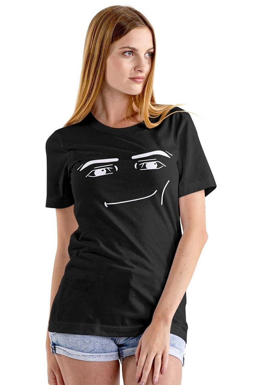 face man Baskılı Premium Regular Tişört
