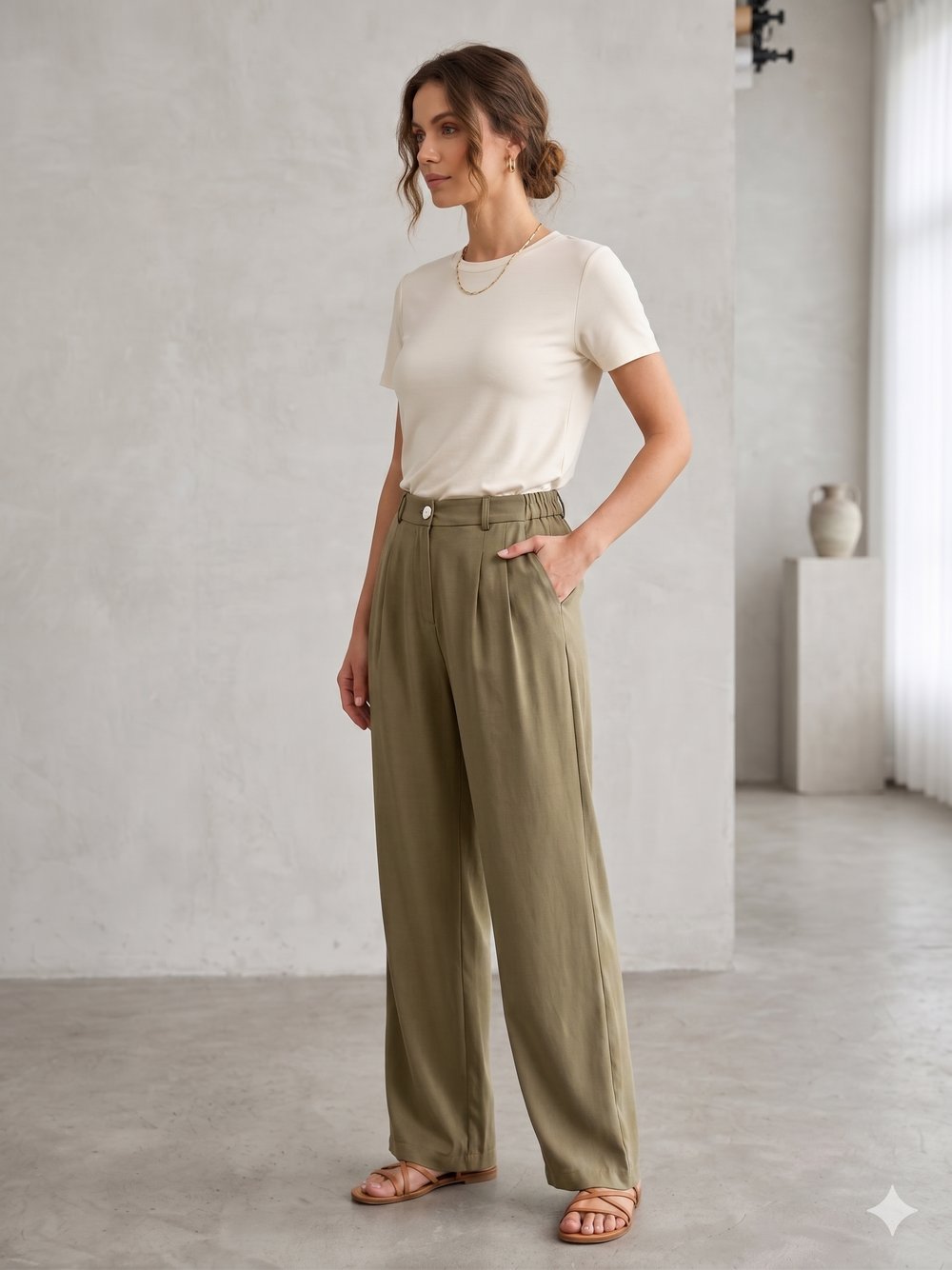 ELEGANT 2371 TENSEL PANTOLON