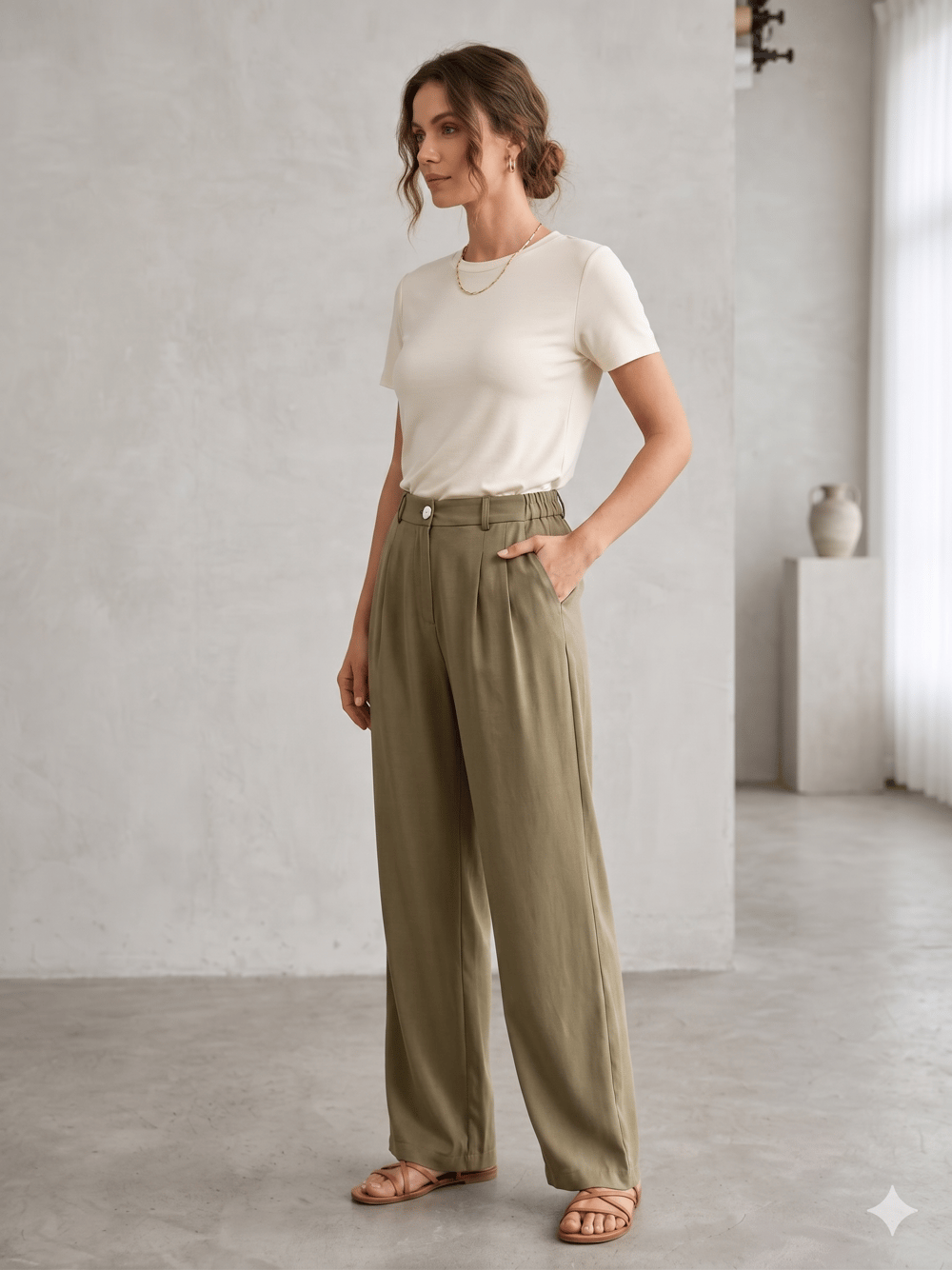 ELEGANT 2371 TENSEL PANTOLON