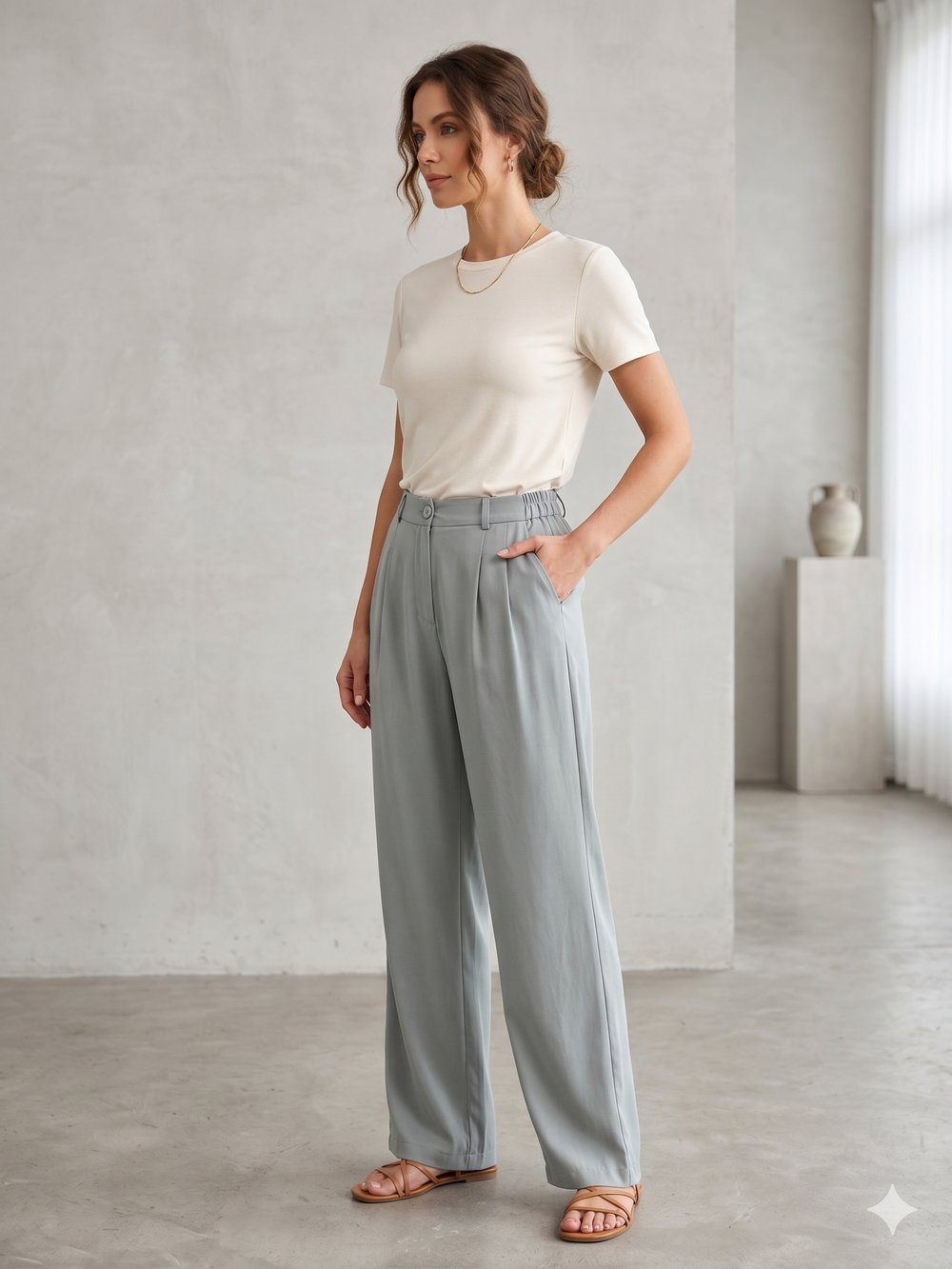 ELEGANT 2371 TENSEL PANTOLON