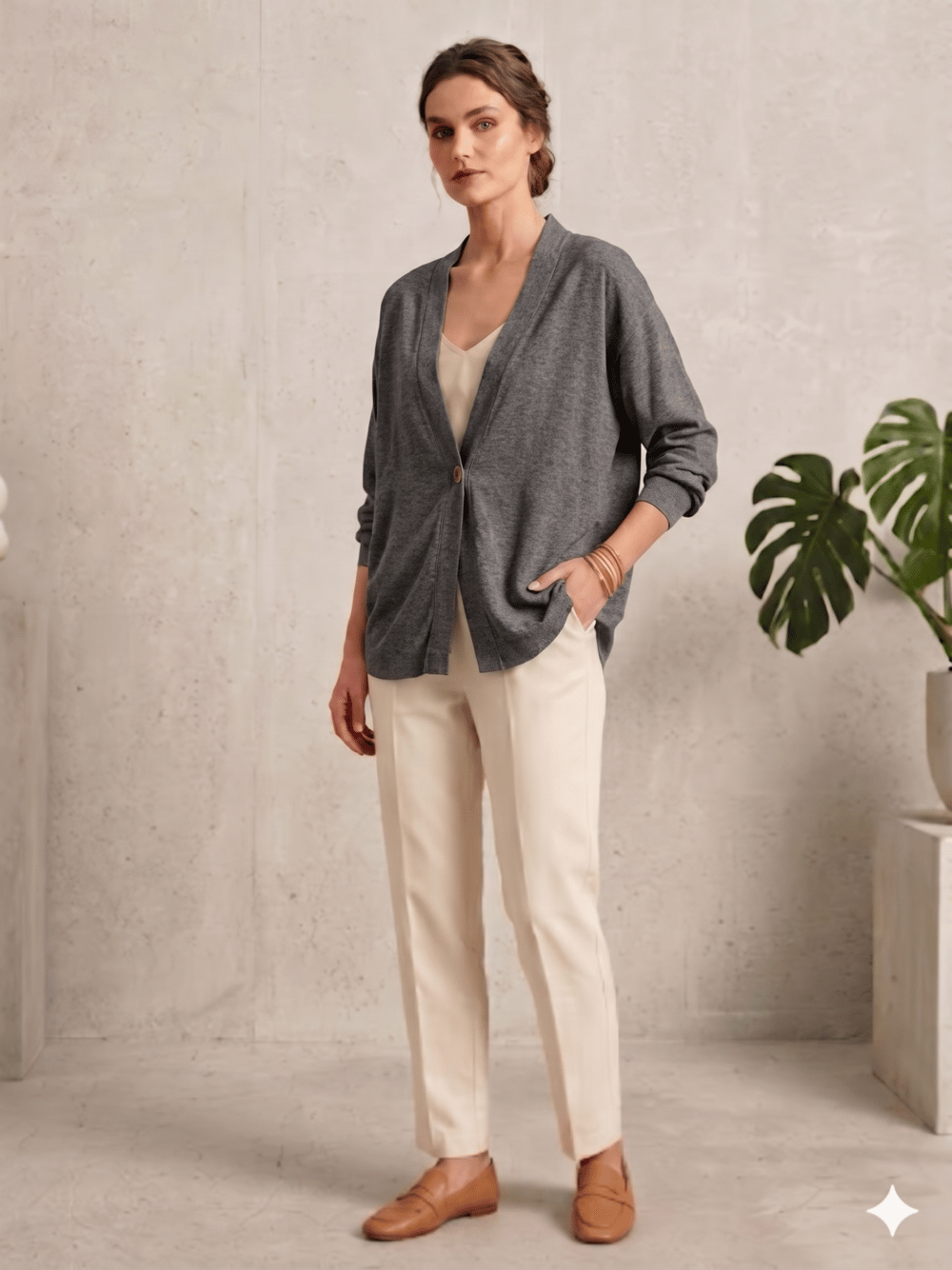ELEGANT 4637 TENSEL DÜGMELİ KİMONO