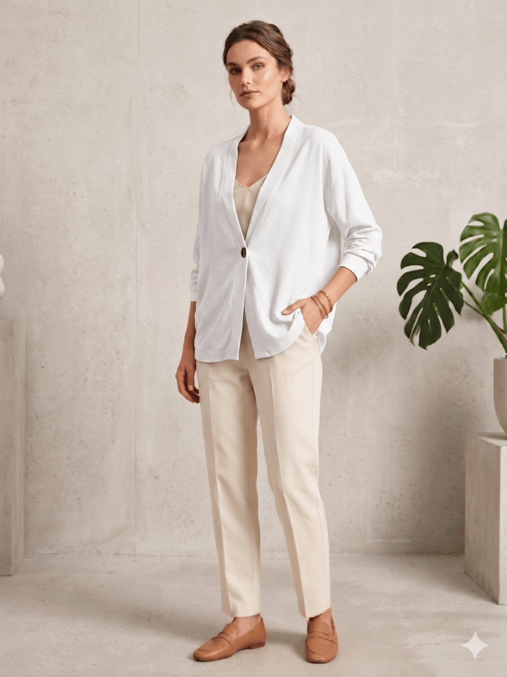 ELEGANT 4637 TENSEL DÜGMELİ KİMONO