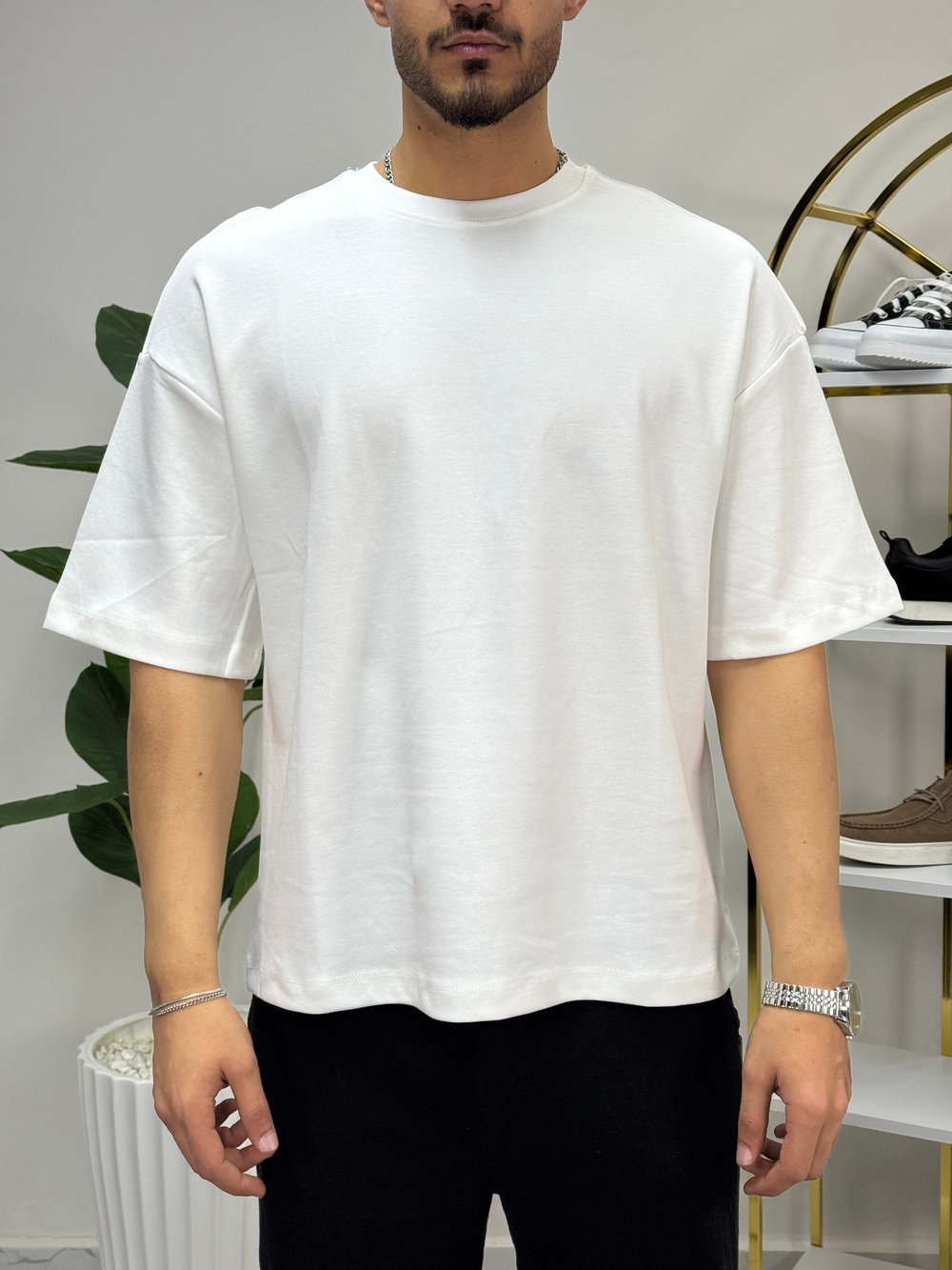 Vamos Beyaz Oversize