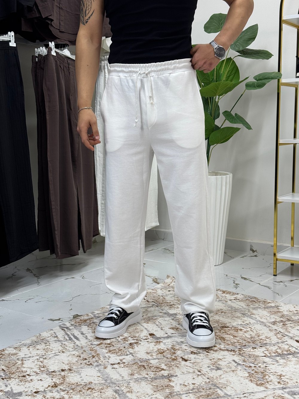 Vamos Eşofman Altı Beyaz