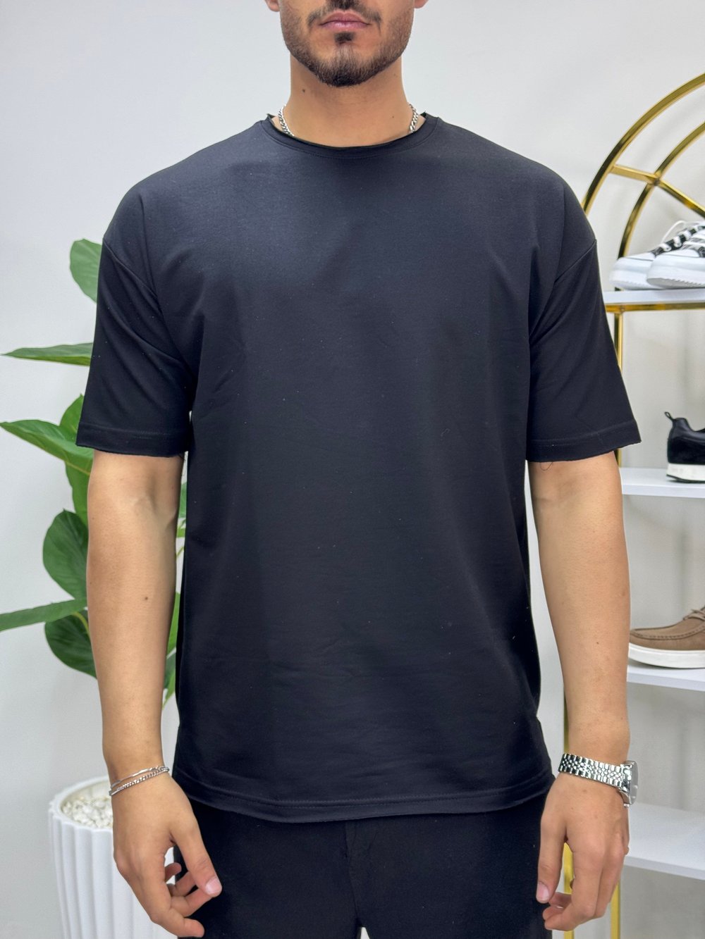 Vamos Siyah Oversize