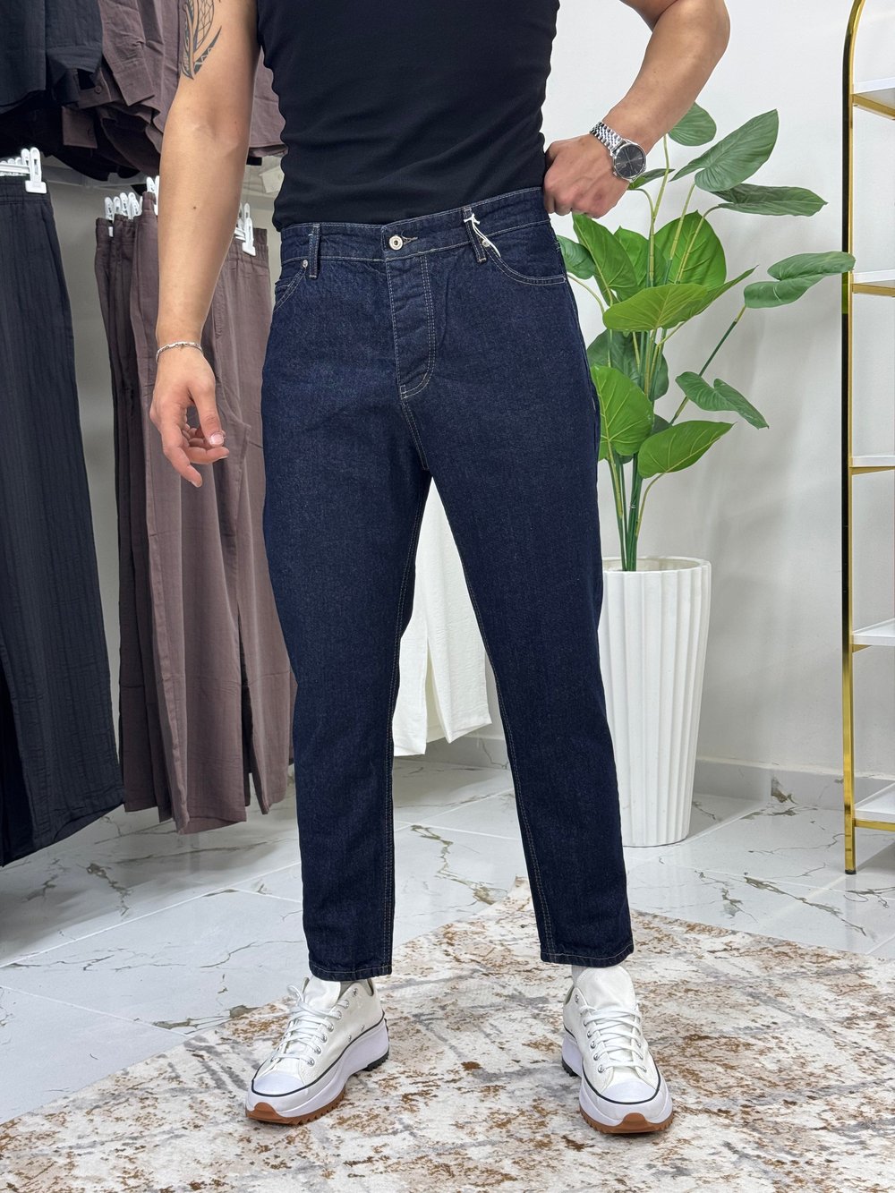 WE11 Lacivert Bf Jean