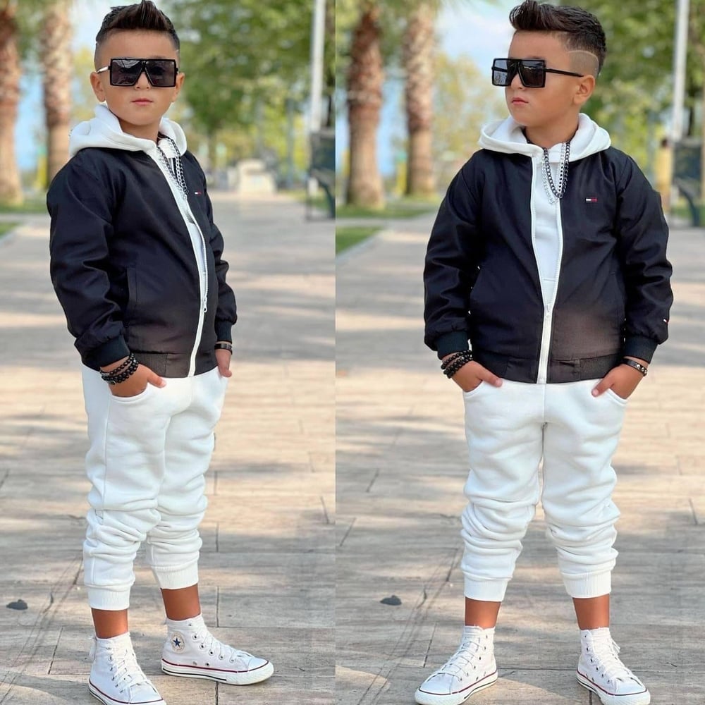 Cgkids Mevsimlik Yağmurluk Siyah Renk Erkek Çocuk