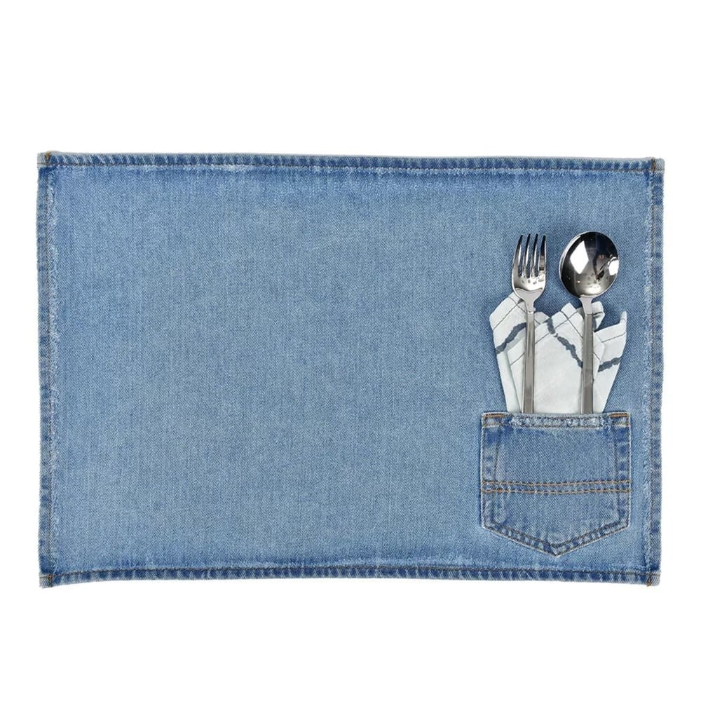 Cepli Buz Mavisi Denim Amerikan Servis