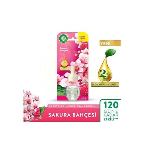  Elektrikli Oda Kokusu Yedek Şişe Sakura Bahçesi