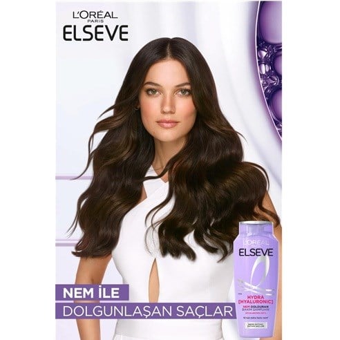 Elseve Hydra [Hyaluronic] Nem Dolduran Bakım Şampuanı 300 ml