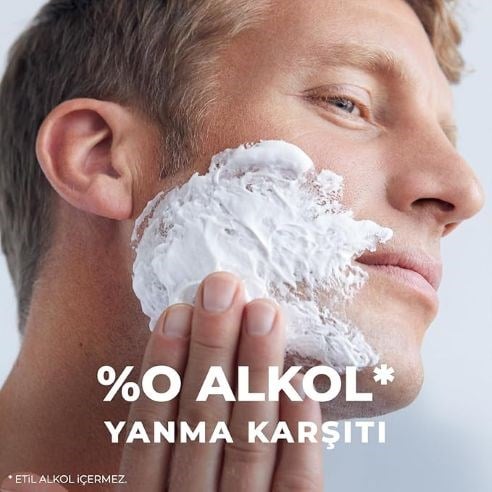 Erkek Hassas Tıraş Jeli 200 ml,Tahrişe ve Yanmaya Karşı Koruma,Alkolsüz Formül,Hassas Ciltlere Özel