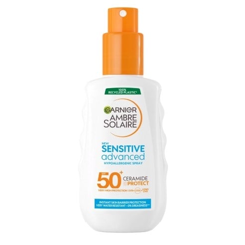 Garnier Ambre Solaire Sensitive Advanced Hipoalerjenik 50+SPF Güneş Koruyucu Sprey 150 ml