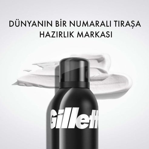 Gillette Orijinal Hassas Cilt İçin Hassas Tıraş Köpüğü, 200ml