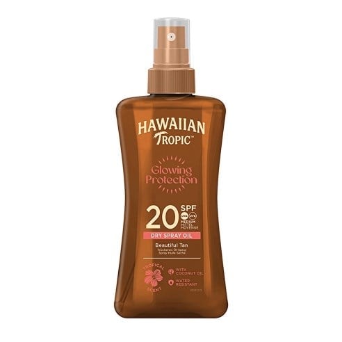 Hawaiian Tropic Glowing Protection Dry Spray Oil SPF20 Koruyucu & Bronzlaştırıcı Yağ 200 ml