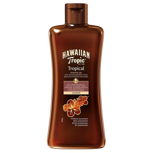Hawaiian Tropic Tanning Oil Yoğun Bronzlaştırıcı Yağ Faktörsüz 200 ml