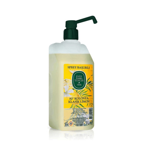 Klasik Limon Kolonyası 1 lt - Sprey Başlıklı x 2 adet