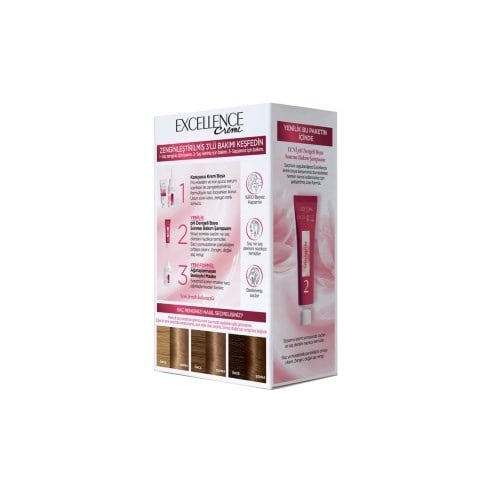 LOréal Paris Excellence Creme 8.1 Küllü Koyu Sarı Saç Boyası