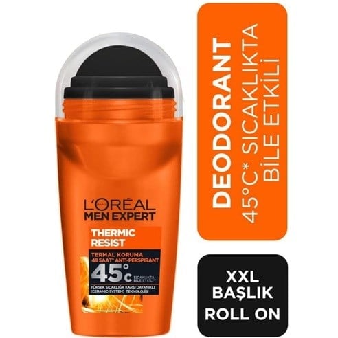 LOreal Paris Men Expert Thermic Resist Terleme Karşıtı Roll-On Deodorant 50 ml