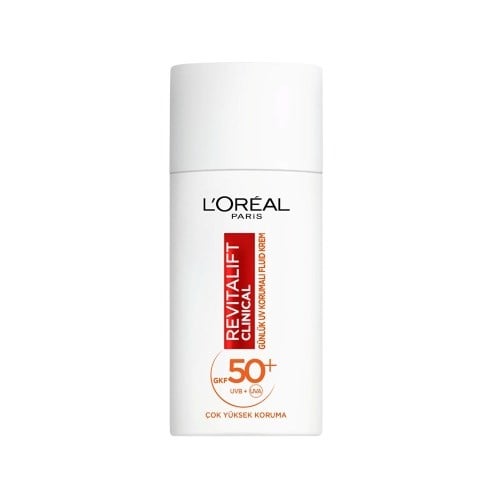 Loreal Paris Revitalift Clinical SPF 50+ Günlük Yüksek UV Korumalı Yüz Güneş Kremi 50 ml