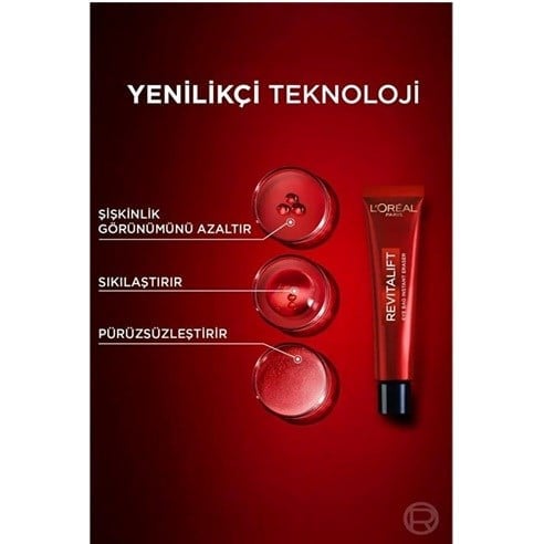 Revitalift Lazer Eyebag Instant Eraser Göz Altı Torba Görünümüne Karşı Etkili Göz Kremi 15ml